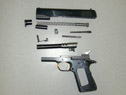 Semiautomatic Pistol Disassembled